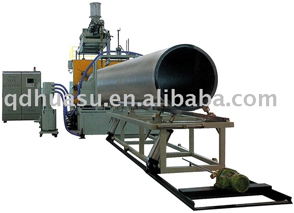 PE Huge Calibre Hollowness Wall Spiral Pipe Extru