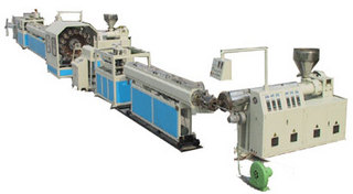 PVC Firbre Enhancing Hose Extrusion Line