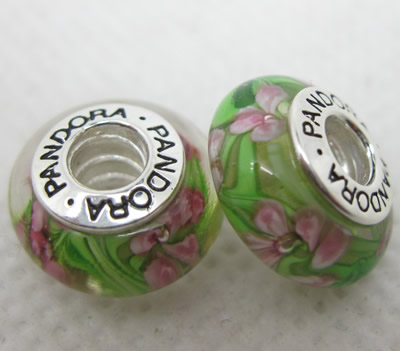 Pandora glass beads