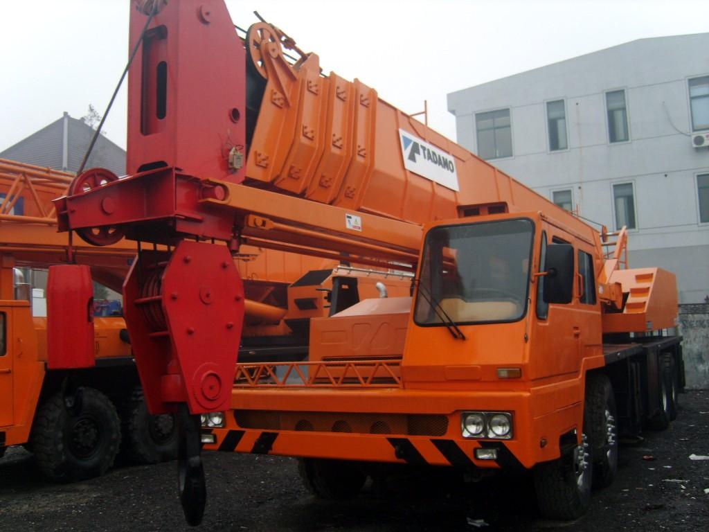 used tadano truck crane 80t vehicle tyre crane