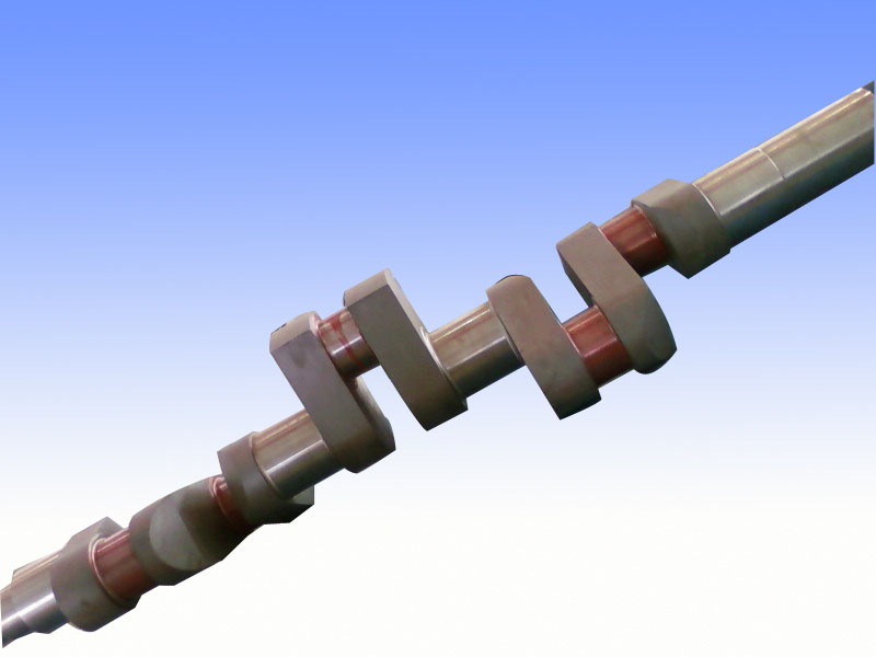 Forged steel crankshaft