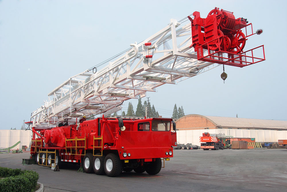 Truck-mounted rig