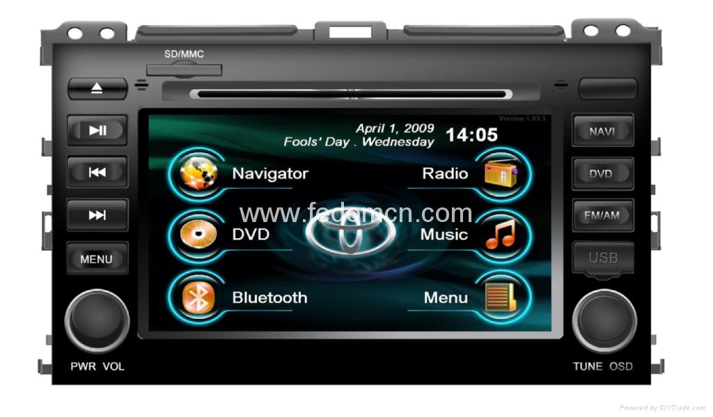 Car DVD With GPS For Toyota Prado