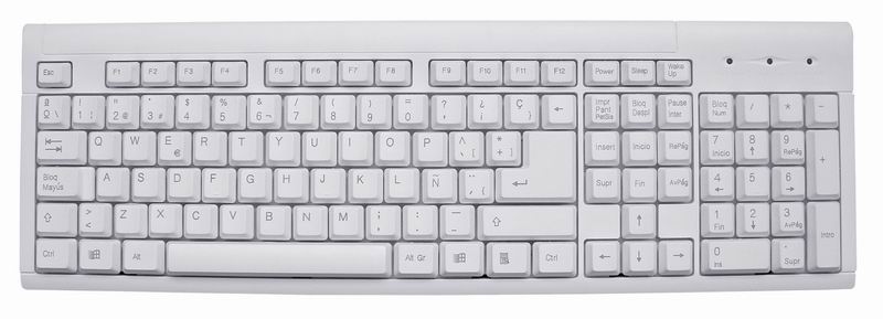 Wired Computer keyboards with PS2 or USB port