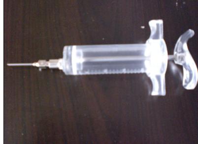 Plastic Steel Syringe