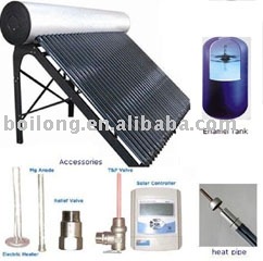 pressure solar water heater