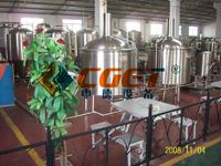 Hotel beer brewing equipment