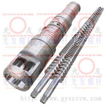conical twin screw and barrel