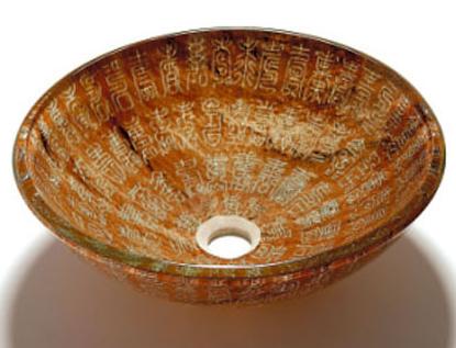 glass sink,glass basin,veseel sink
