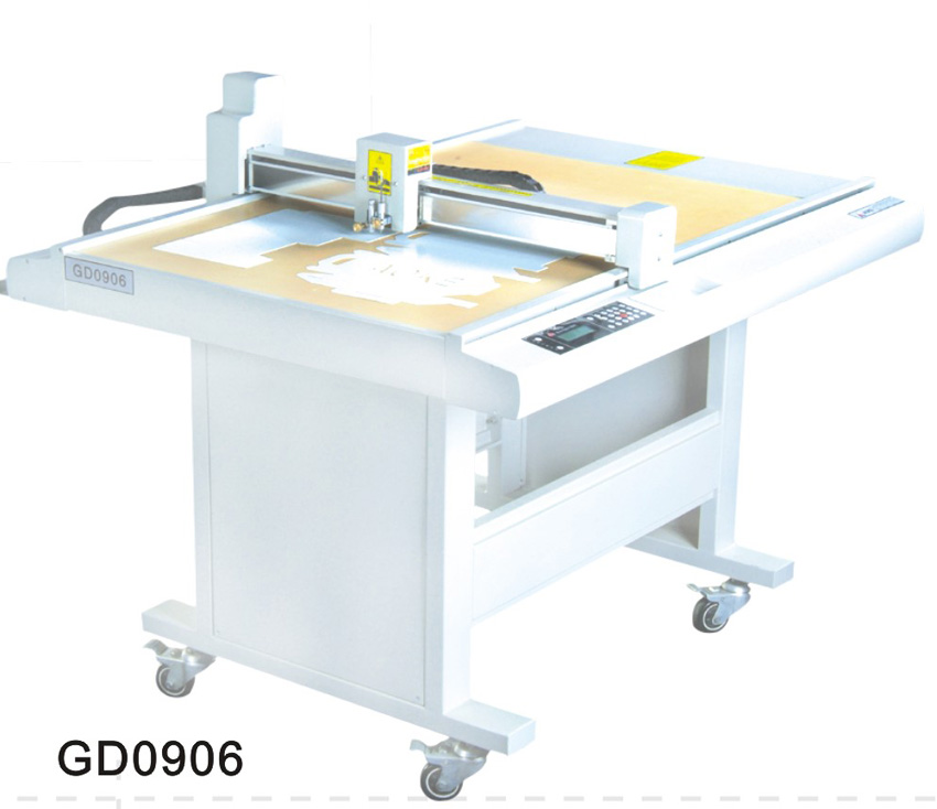 GD0906 paper box die cut plotter cut machine