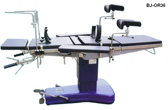 Hydraulic operating table