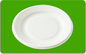 Decomposable sugarcane pulp food tray