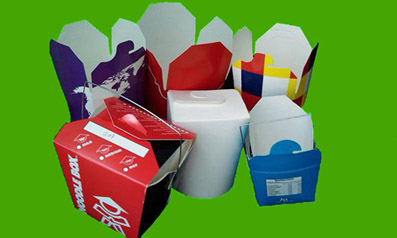 Disposable paper box noodle bucket