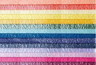 Pearl luster crumpled paper