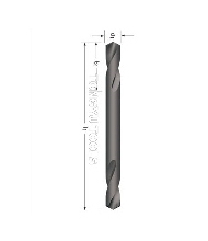 HSS Twist Drill Bits, Double Ended, Fully Ground.