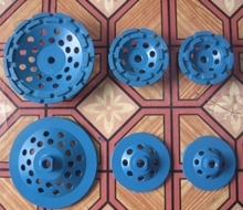 Silver brazed cup wheel