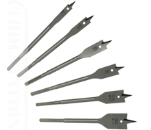 Hexagon Shank Wood Flat Drill Bits,White Finish