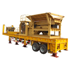 Mobile crushing plant