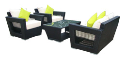 Wicker sofa set