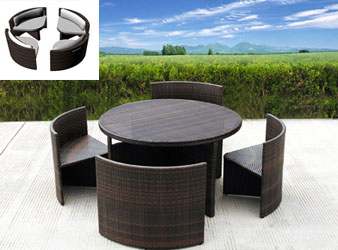 Poly resin table set