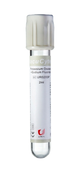 Fluoride & Oxalate Tube - Vacuum Blood Collection