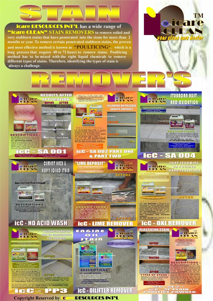 Stone Stain Removers