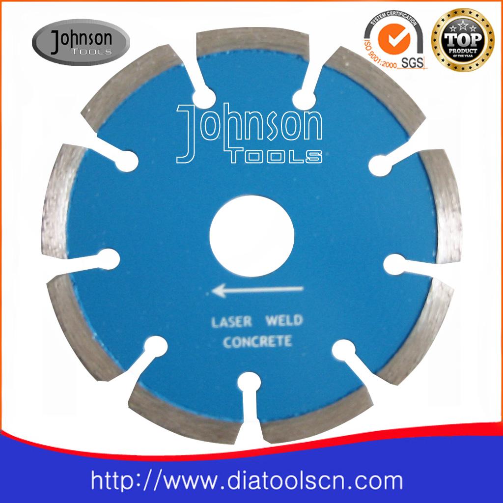 laser welded saw blade: 115mm saw blade for concr