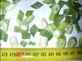Freeze dried spring onion