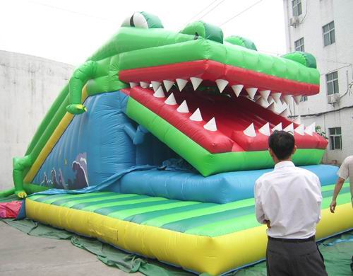 inflatable slide