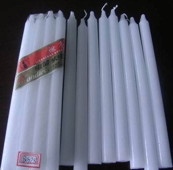 White Candles, Household Candles, Pillar Candles