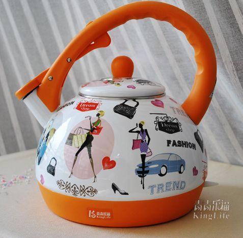 DW18-10G Enamel Electric Kettle