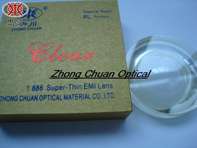 index 1.9 optical lens