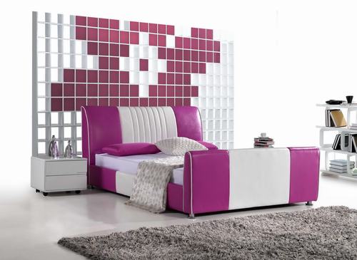 platform bed buyer,faux leather bed