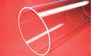extral large caliber clear fused quartz tube