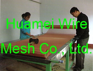 red copper wire mesh