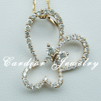 Cardior Jewelry-18k white gold diamond pandent
