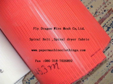 Polyester spiral belt