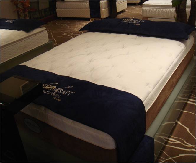 pocket spring bamboo knit quilt mattress