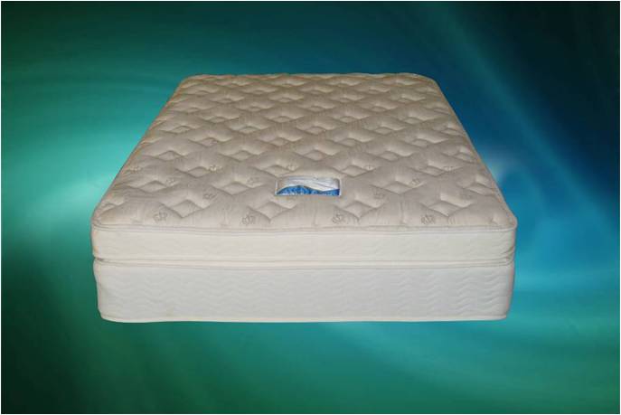 Deluxe double knit fabric pocket spring mattress