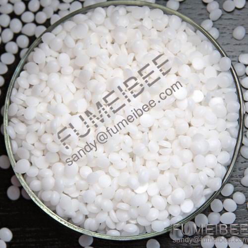 refined white bees wax pellets