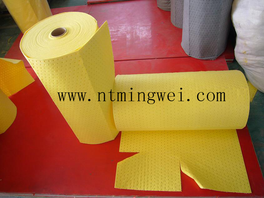 Hazmat absorbent roll