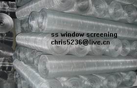 Stainless steel window screen /wire mesh