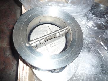 dual plate check valve