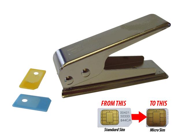 Micro Sim Card Cutter with SIM adapters