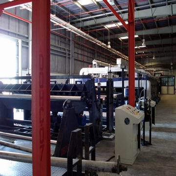 plastic geogrid production line