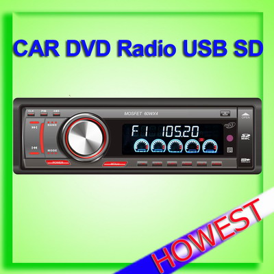 In dash car cd dvd player with usb sd