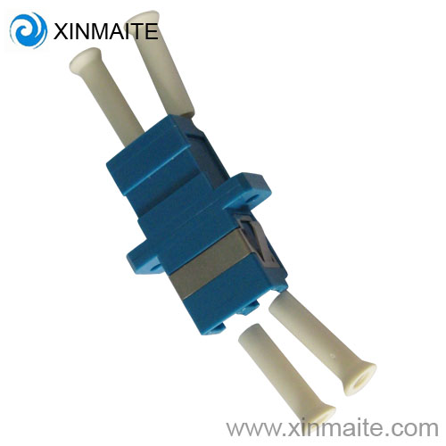 LC duplex fiber optical adapter