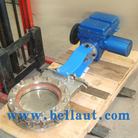 Electric control gate valve