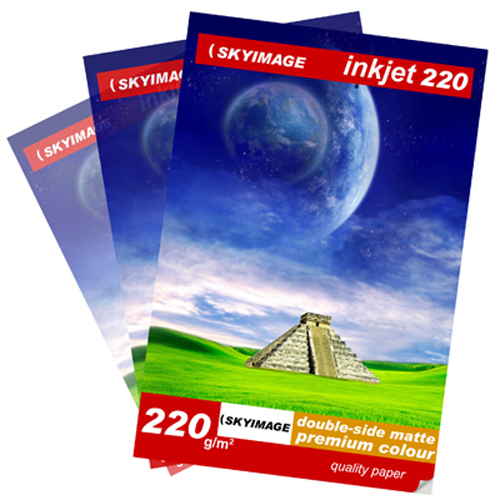220gsm Double-Side Matte Coated paper