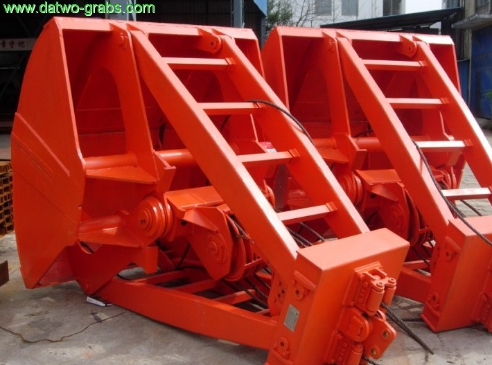 four rope clamshell bulk grab